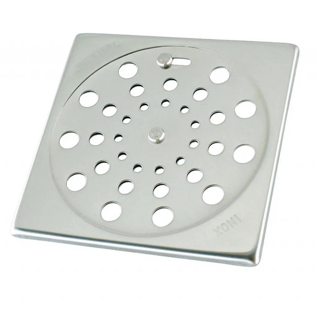 Grelha Caixilho Inox Quadrada 15x15 com Fecho - Jackwal