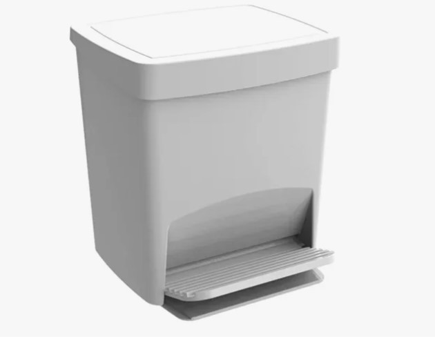 Lixeira Smart Branca 15l com Pedal Crippa