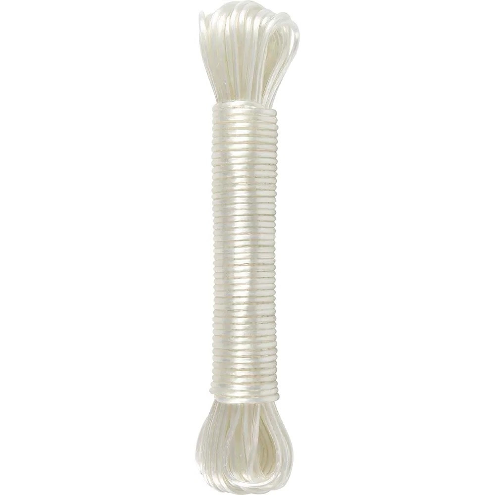 Corda Revestida para Varal 15m  Incolor - Mor