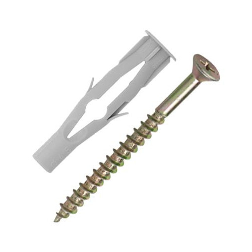 Buchas 10mm para Superfícies Ocas com Parafusos com 4 Peças - Bemfixa