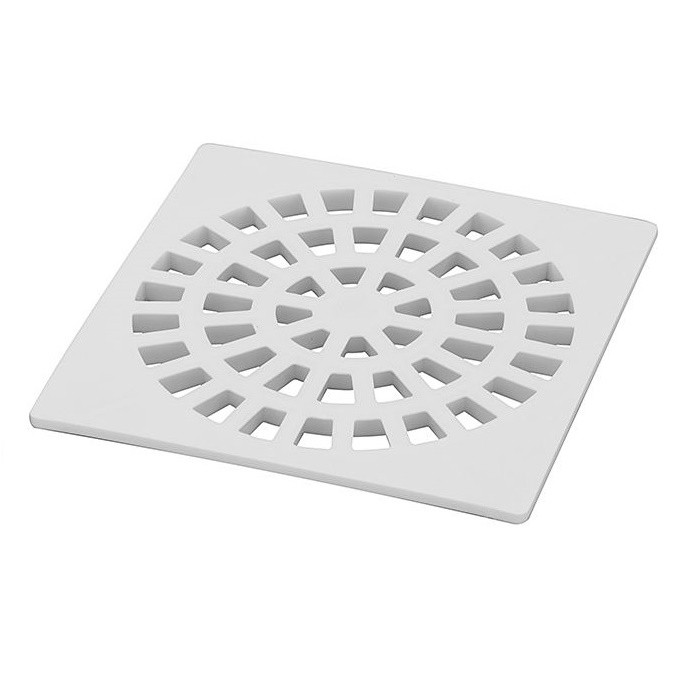 Grelha Quadrada Branca 15x15cm - Astra
