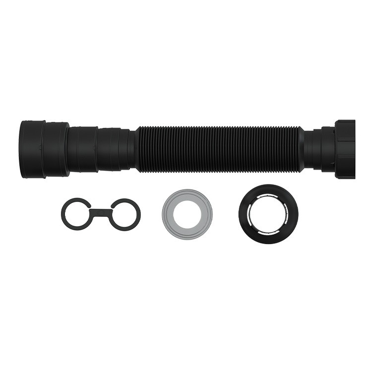 Sifão Tubo Extensivo Universal 0,70mt Preto - Blukit