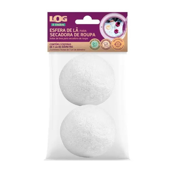 Esfera de Lã para Secar Roupa - Ordene