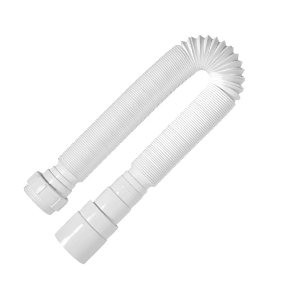 Sifão Tubo Extensivo Universal com Porca 1,5m  Branco - Blukit