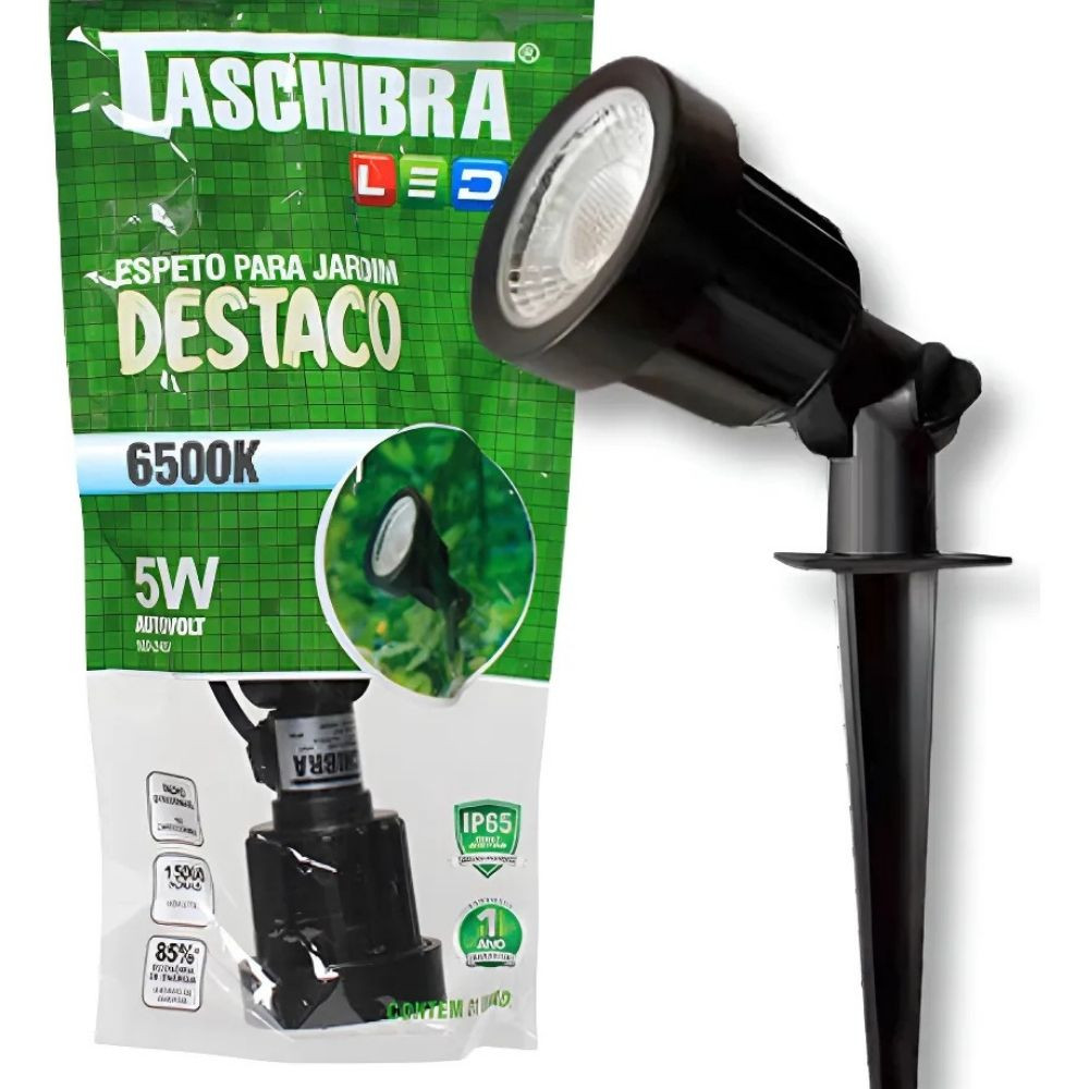 Espeto de Jardim Led 5w 6500k Taschibra Destaco Iluminação Externa