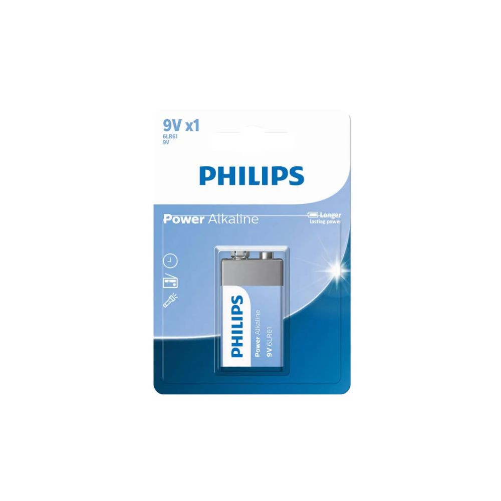 Pilha Alcalina Philips 9v C/1 Und