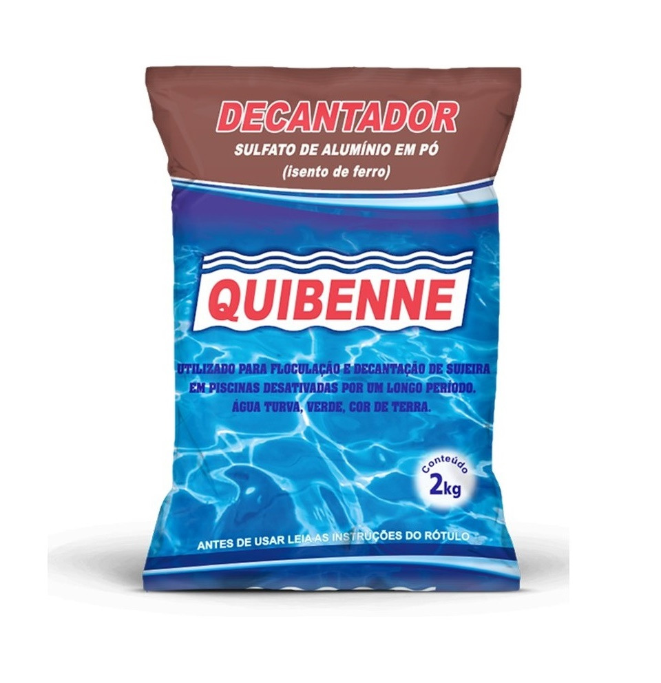 Decantador Quibenne 2kg para Limpeza e Decantação da água