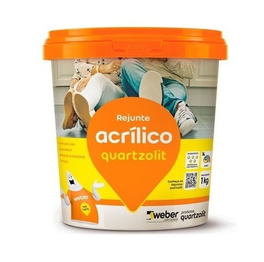 Rejunte Acrílico Cinza Outono 1kg - Quartzolit