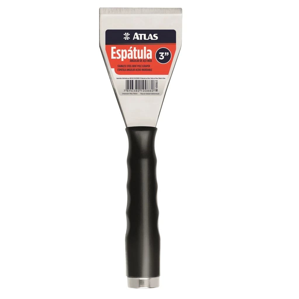 Espátula Angular Aço Inox 3" - Atlas