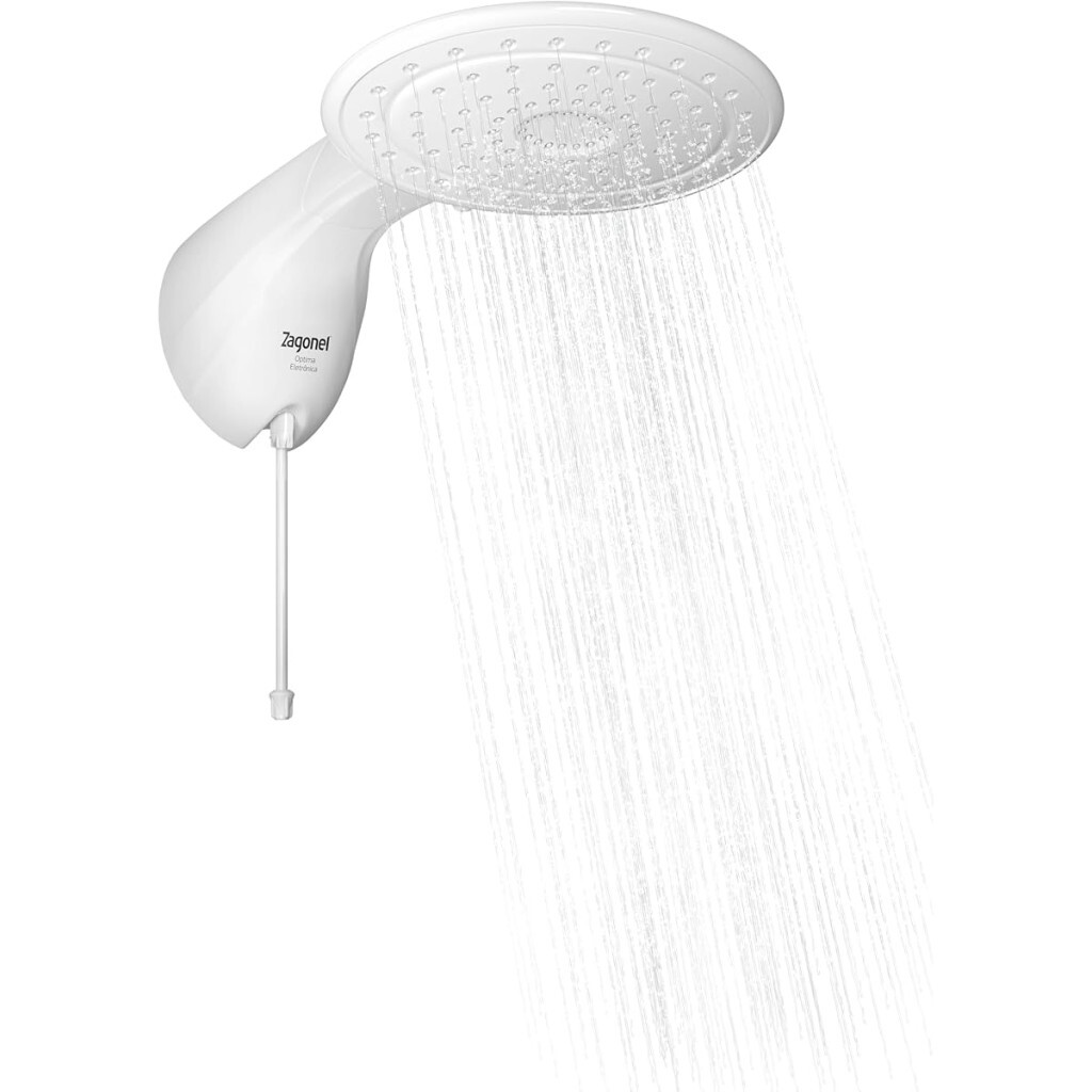 Chuveiro Ducha Eletrônica Optima 220v 7700w Branco - Zagonel (ref: Dopel77220br03)
