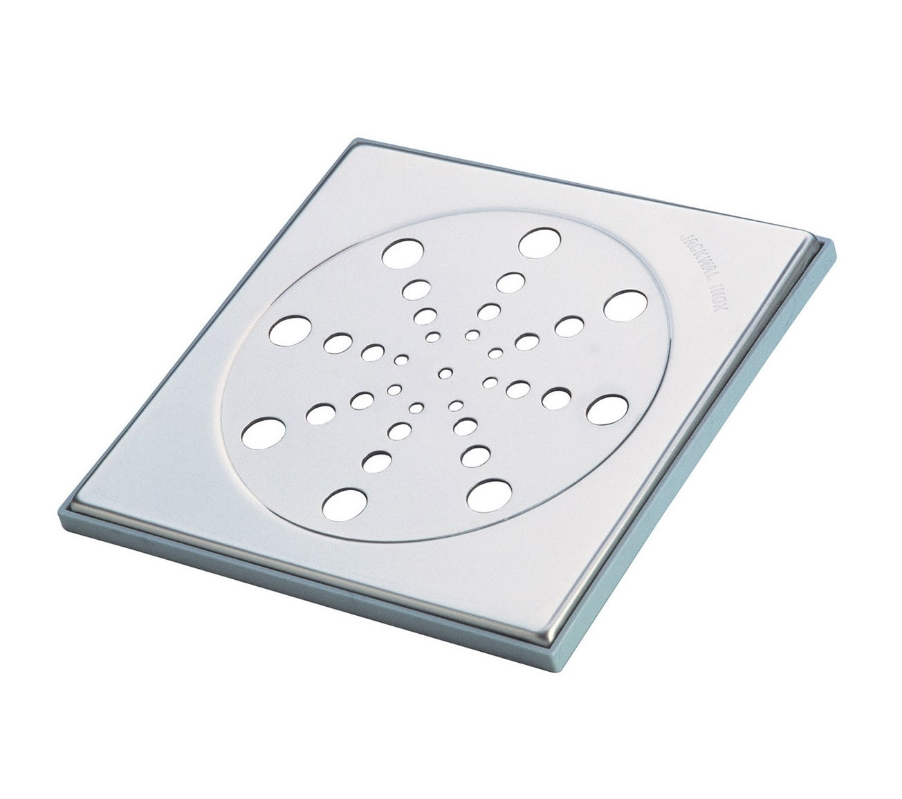 Grelha Quadrada 10x10 Aço Inox Sem Fecho com Moldura - Jackwal