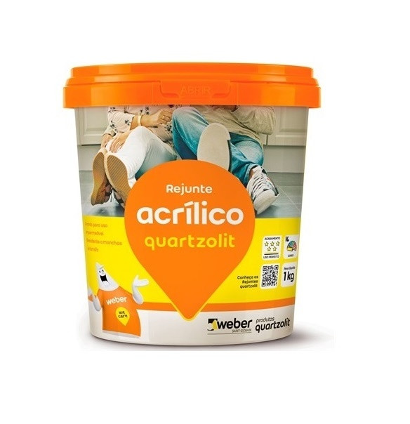 Rejunte Acrílico Palha 1kg - Quartzolit