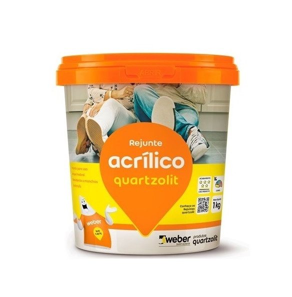 Rejunte Acrílico Corda 1kg - Quartzolit