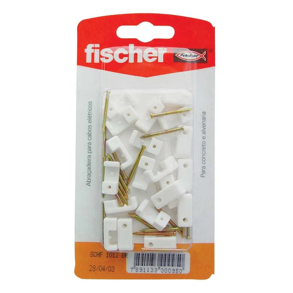 Abraçadeira Fio Eletrico 0,75mm Branca - Fischer