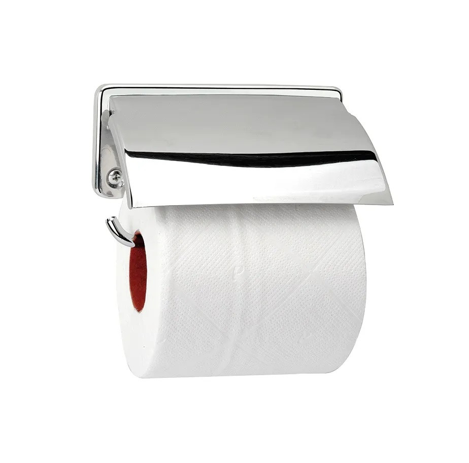 Porta Papel  Standard com Tampa Inox - Jackwal