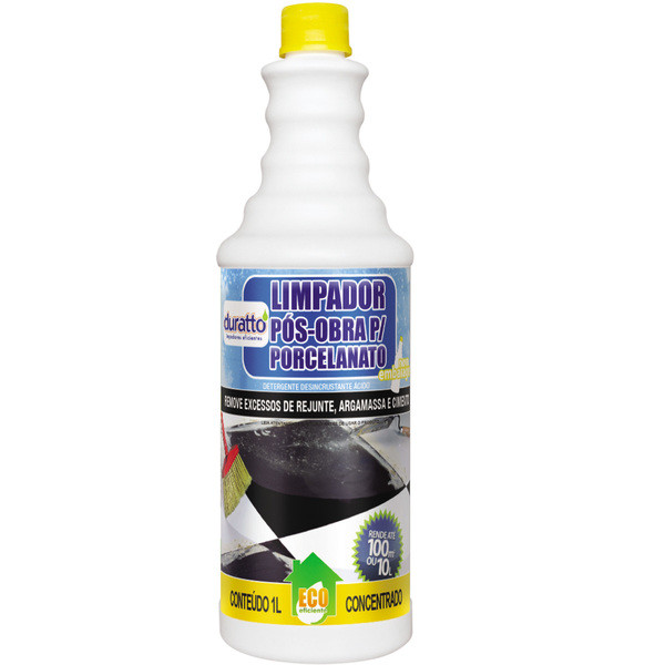 Limpador Pós-obra para Porcelanato 1 Litro -  Duratto