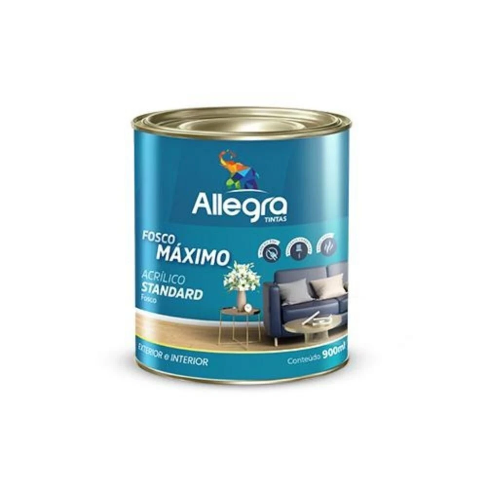 Tinta Fosco Maximo Standard Fosco Amarelo Allegra 3,6
