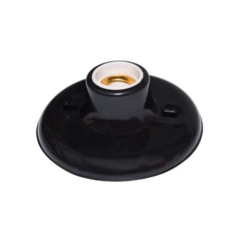 Plafon em Pvc E27 60w Preto