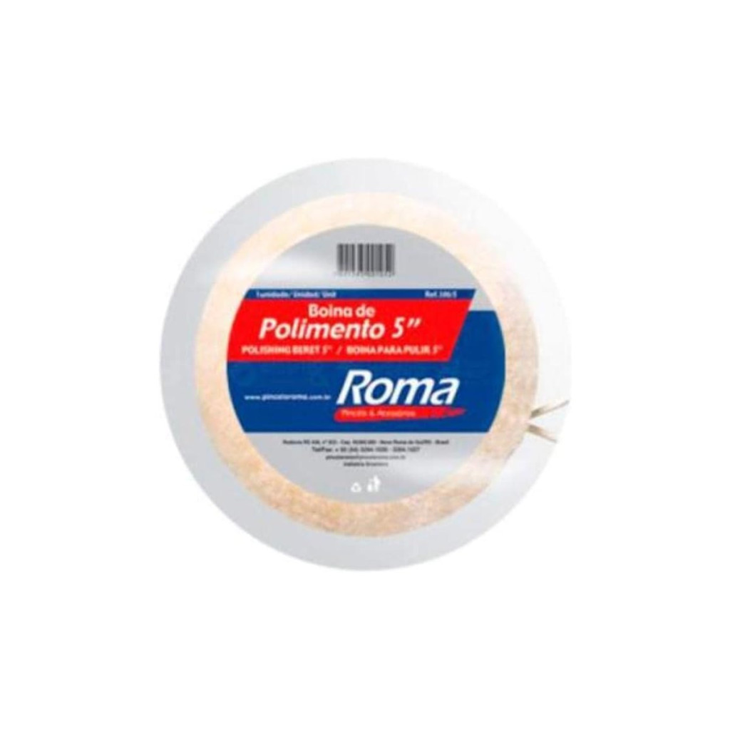 Boina para Polimento 5" - Roma