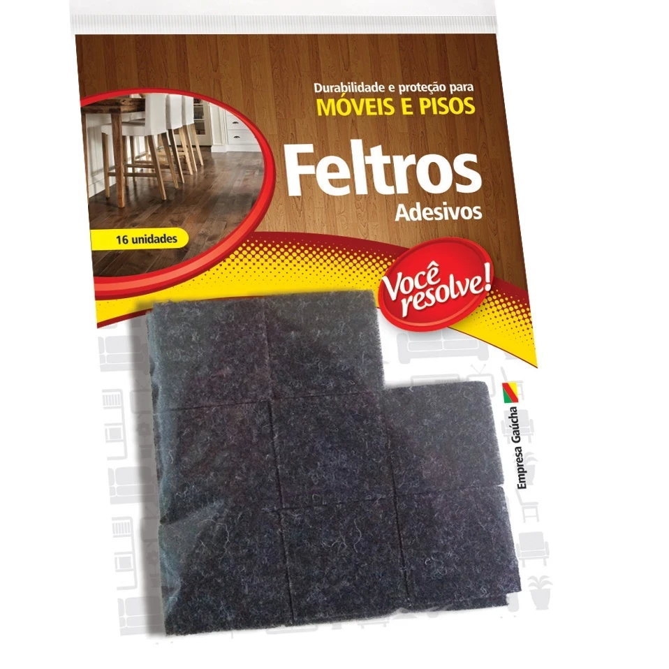 Feltro Protetor de Móveis 20x20mm  - Você Resolve!
