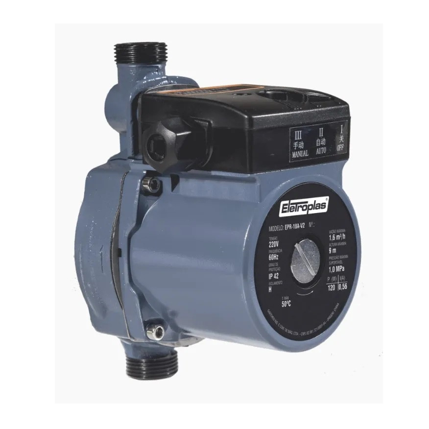 Bomba Pressurizadora Automática de Rede 120w 60hz 110v - Eletroplas