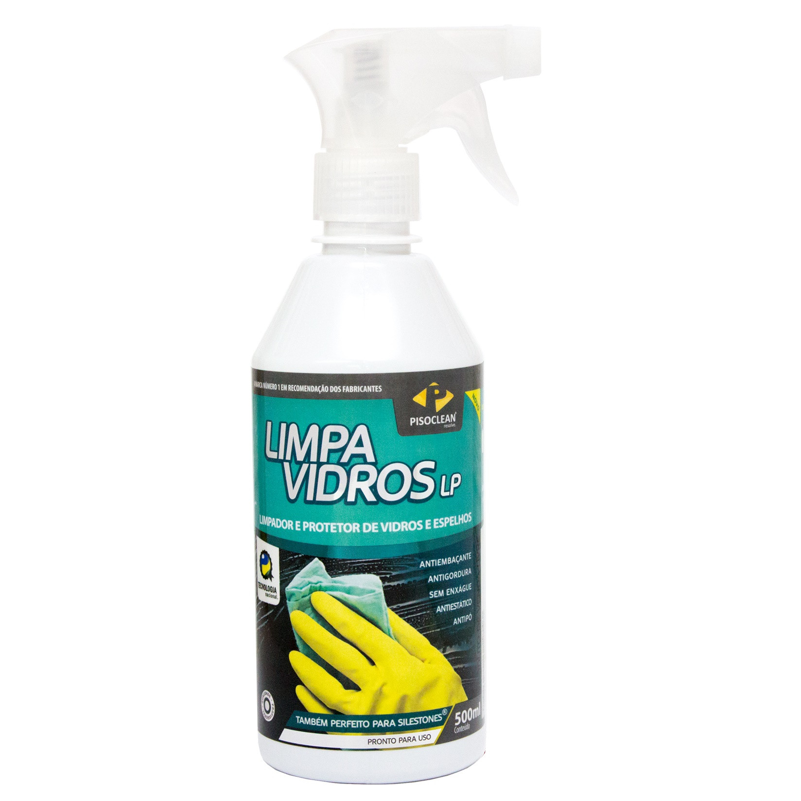 Limpa Vidro 500ml - Pisoclean