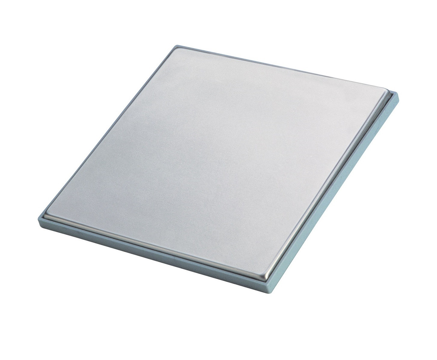 Tampa Cega Quadrada  Aço Inox 15cm com Moldura - Jackwal