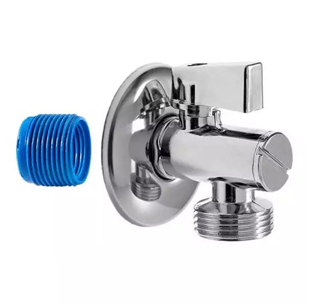 Torneira 90º Esfera com Filtro para Máquina de Lavar 1/2'' -  Blukit