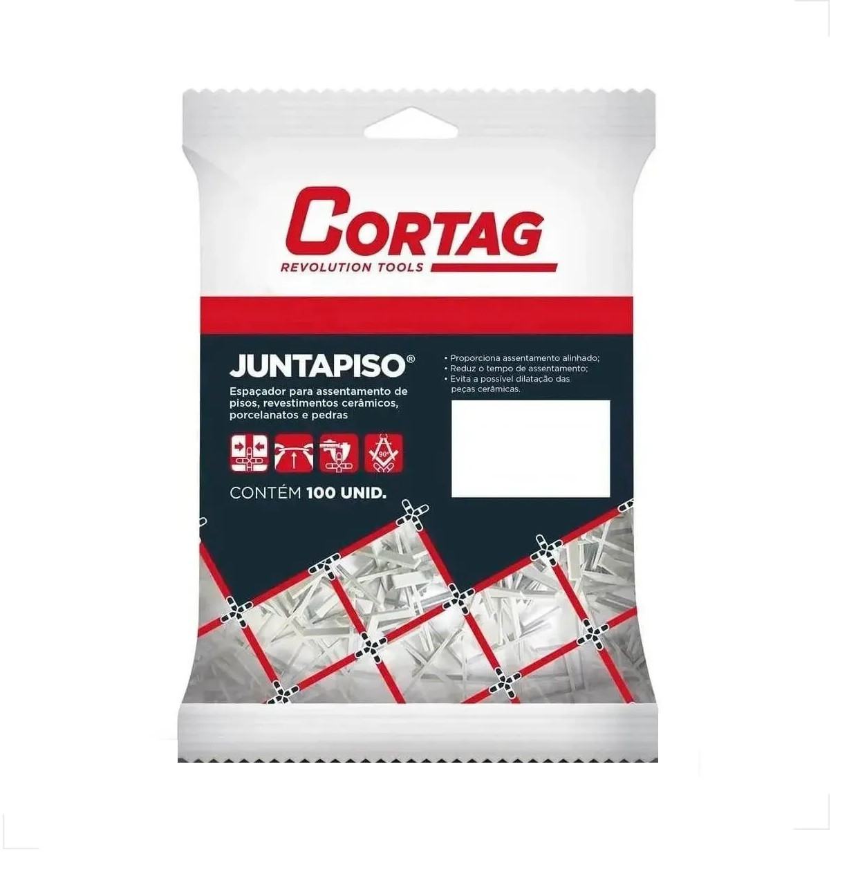 Espaçador Juntapiso 2mm - Cortag