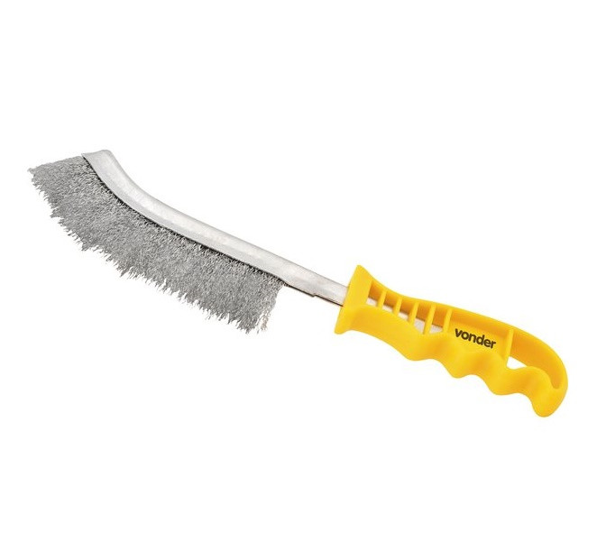 Escova Manual com Cerdas de Aço - Vonder