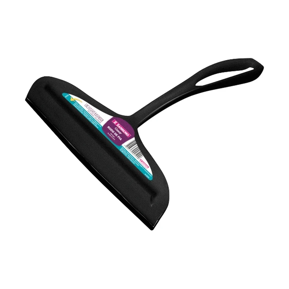Rodo Pia Plástico Preto 14cm - Sanremo
