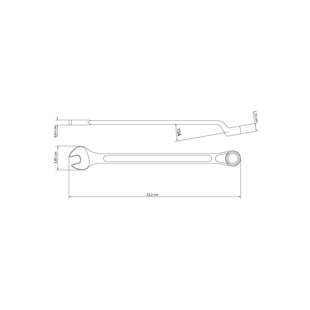 Chave Combinada 17mm -  Tramontina