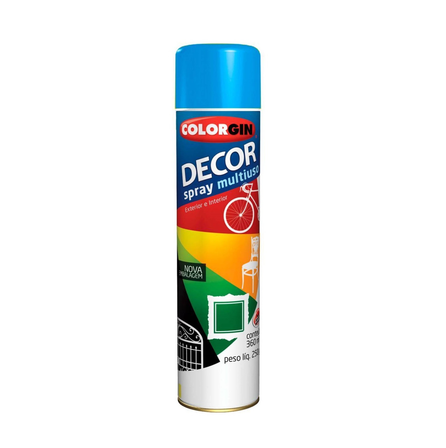 Spray Decor Azul Médio 862 - Colorgin