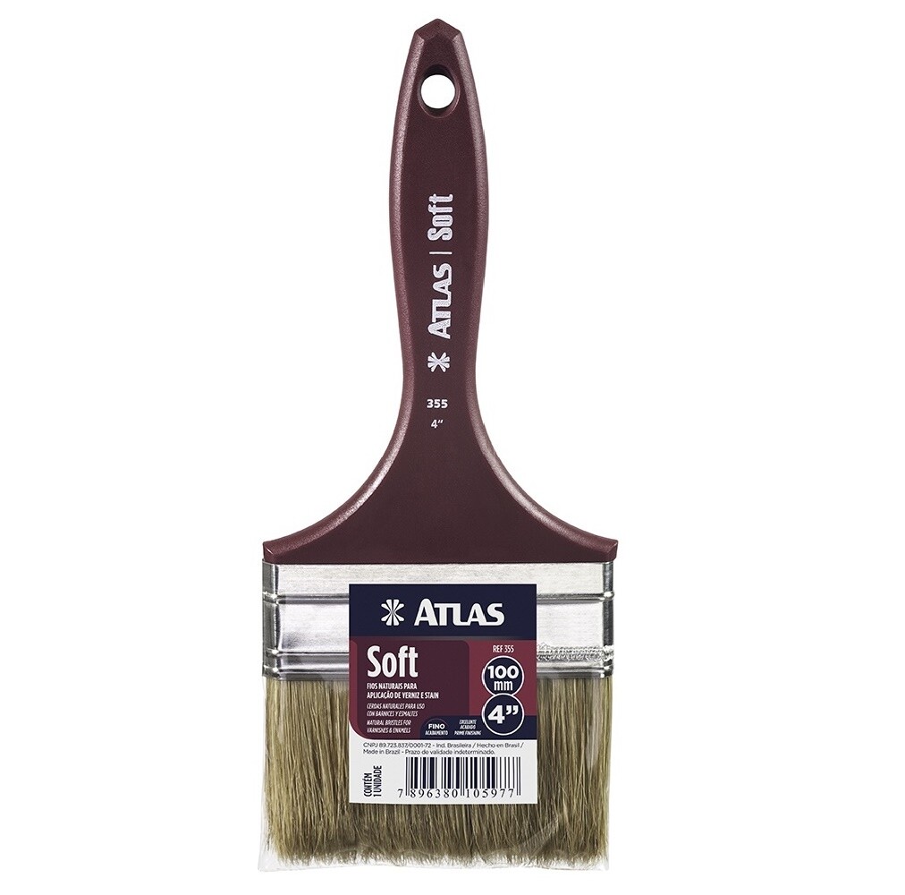 Pincel Trincha 4" 355 Atlas
