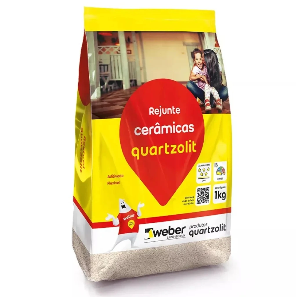 Rejunte Flexível Bege 1kg - Quartzolit