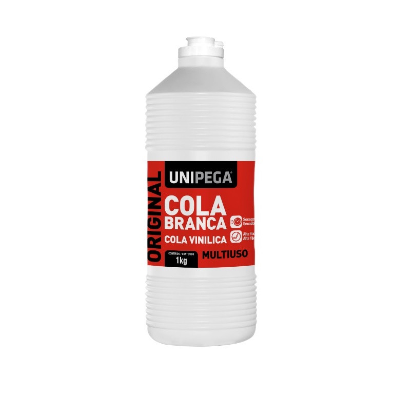 Cola Branca Original Uso Geral 1kg - Unipega