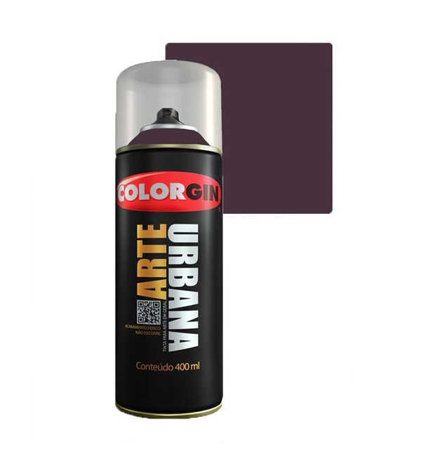 Spray 400ml Arte Urbana Roxo Beterraba 904 - Colorgin