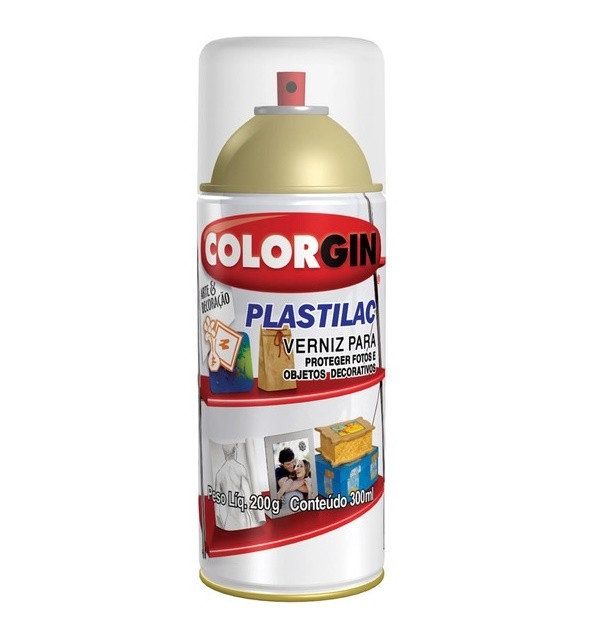 Spray Plastilac Verniz Fosco 350ml -  Colorgin