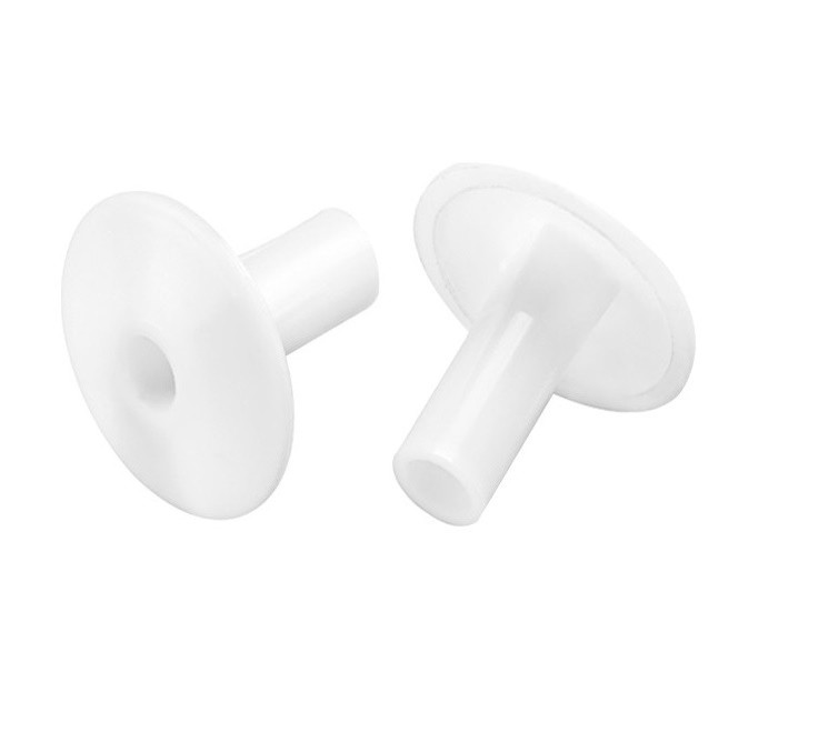 Bucha Passa Fio 7mm Branco com 2 Peças - Bemfixa