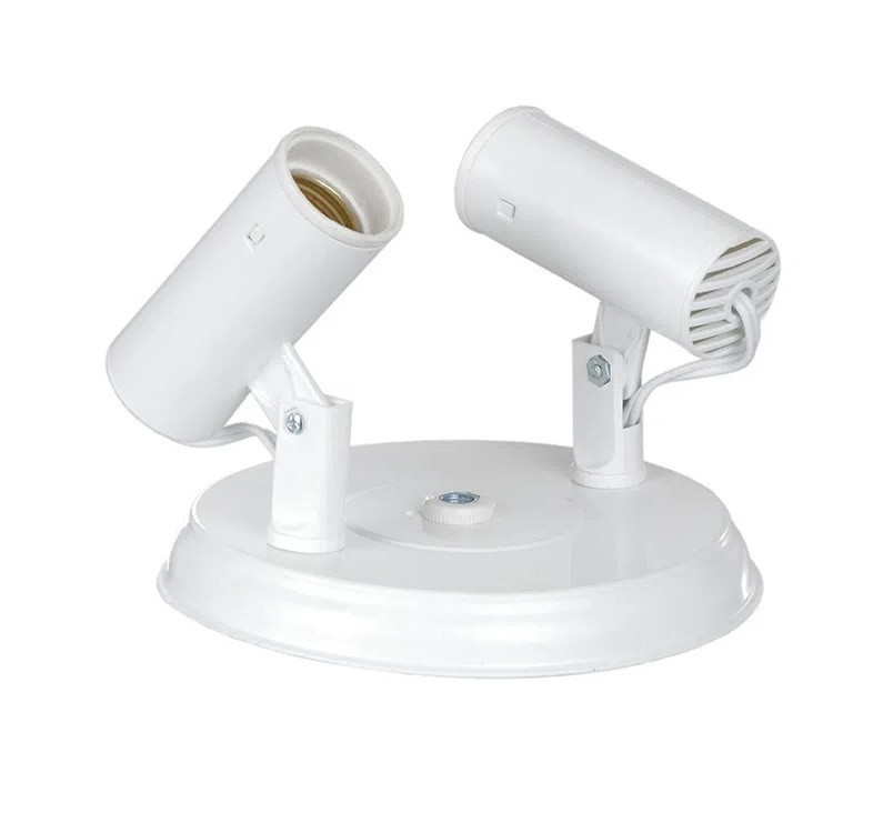 Spot Popy Liso 2 Focos Branco