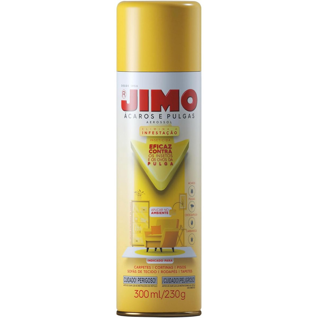 Jimo ácaros e Pulgas Aerossol  300ml