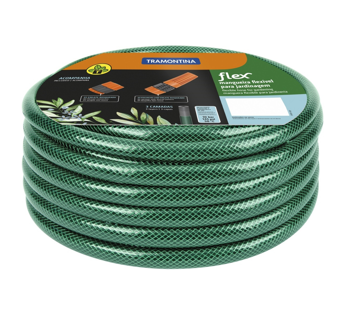 Mangueira Flex para Jardim 30 Metros - Tramontina