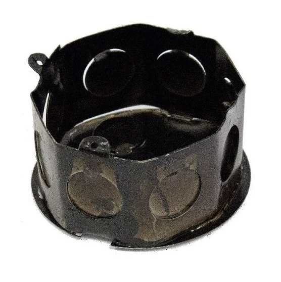 Caixa Octogonal 4x4 Esmaltada Baixa - Arcoir