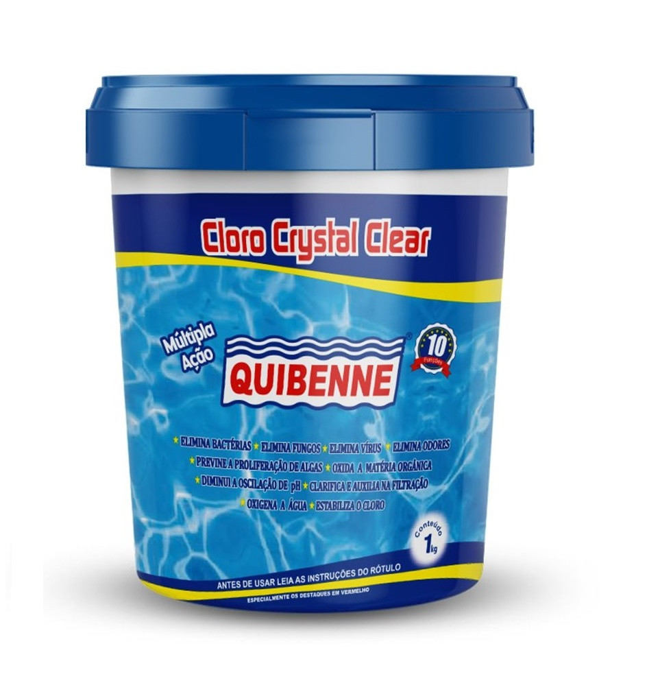 Cloro Granulado Cleaner Quibenne 1kg para Piscina