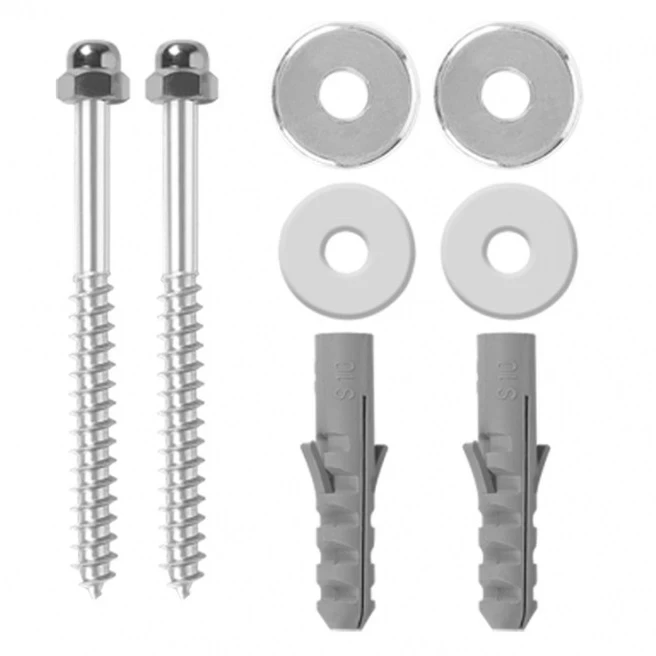 Conjunto Fixação de Aço para Vaso Sanitário 10x90mm - Censi