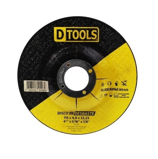 Disco Desbaste 4,5'' X 4,8mm - Dtools