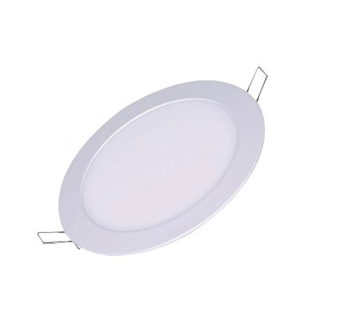 Luminária Led 12 Redondo Embutir 6w 3000k - Taschibra