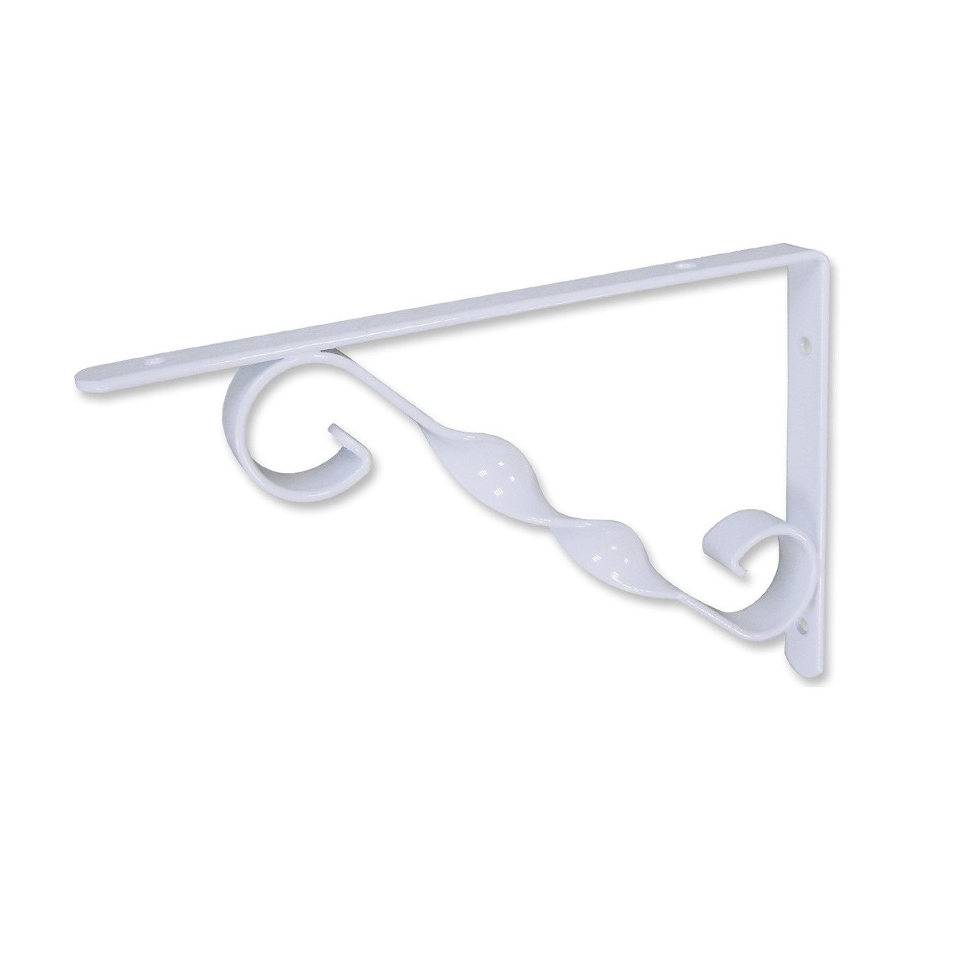Suporte Prateleira Decorada 25cm Branco - Bemfixa