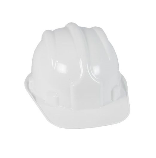 Capacete Aba Frontal Branco com Suspensão - Plastcor