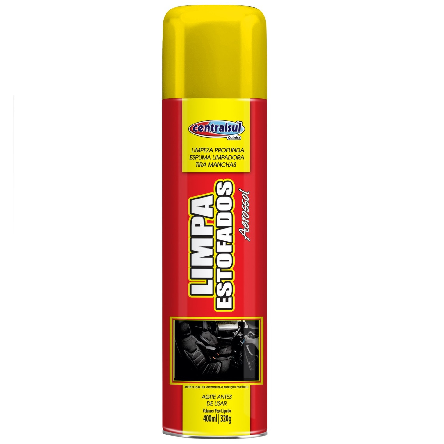 Aerossol Limpa Estofados 400ml - Centralsul